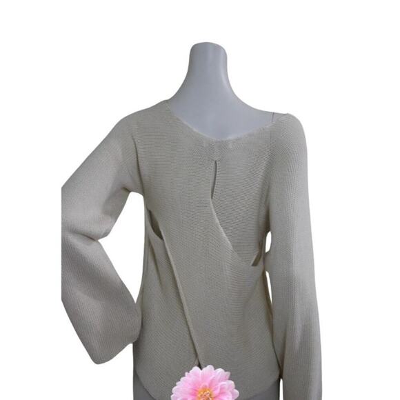 Don’t Ask Why Cream Cropped Sweater (Aerie Brand)- Size OSFM (EUC) - Picture 1 of 5